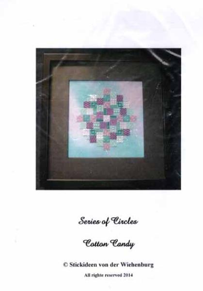 Series of Circles - Cotton Candy - Stickideen von der Wiehenburg