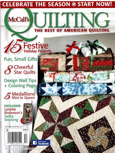 McCall´s Quilting November/Dezember 2015