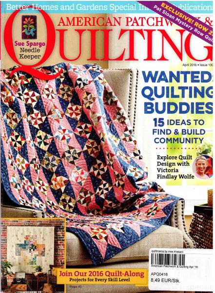 American Patchwork & Quilting April 2016