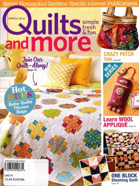 Quilts and more Spring 2016