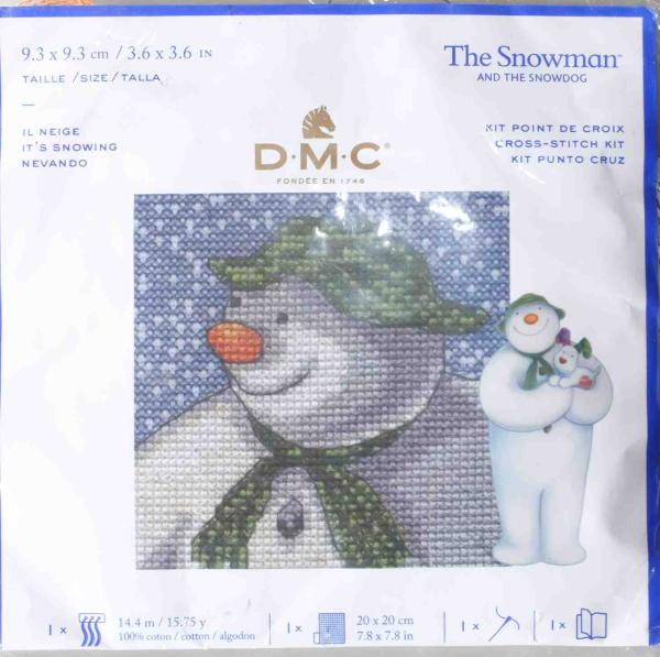 DMC The Snowman Stickvorlage