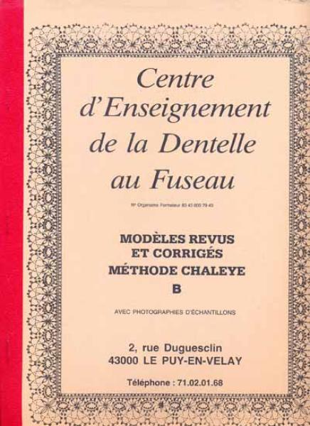 Centre d´Enseignement de la dentelle au Fuseau Medèlles Revus et