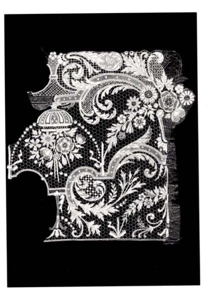 Postkarte Victoria & Albert Museum - Irish needle lace