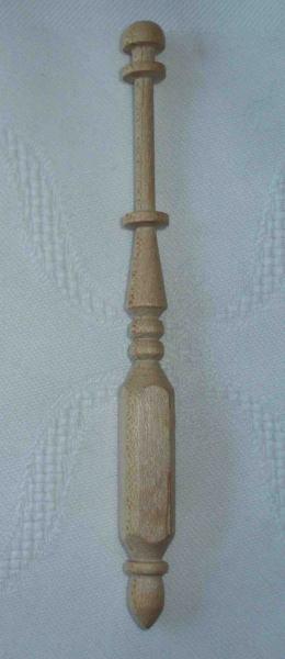 Vierkantklöppel ca 11,5 cm lang helles Holz