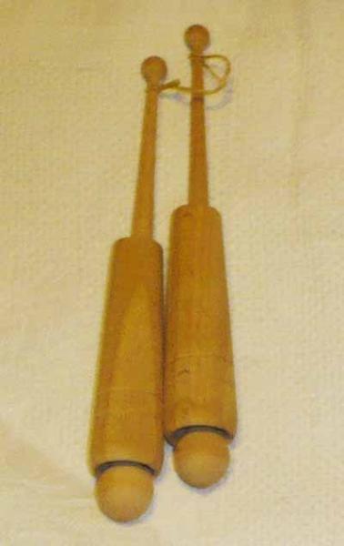 Paar Hülsenklöppel 13,2 cm