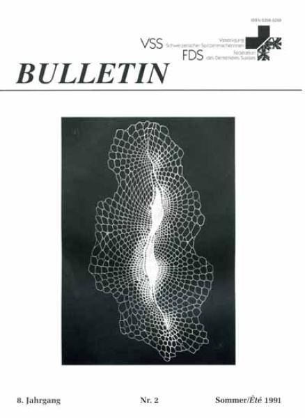 Bulletin VSS 8. Jahrgang Nr. 2 Summer 1991