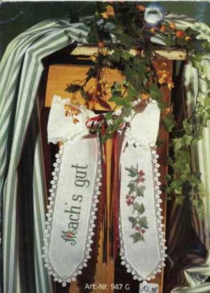 Kreuzstich-Poesie mit Plauener Spitze von Gerlinde Gebert