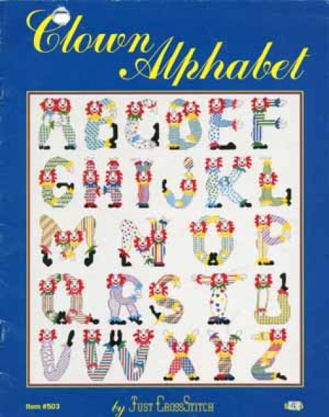 Clown Alphabet by Just CrossStitch