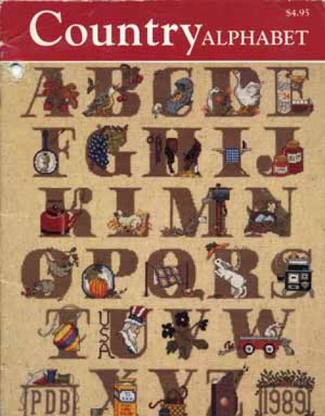 Country Alphabet von Just CrossStitch