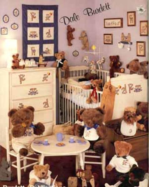 Stencil wiht Country Living & Teddy Bears