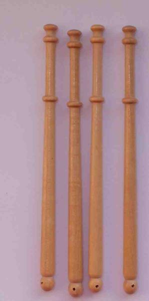 Englischer Klöppel ca 10 cm lang helles Holz