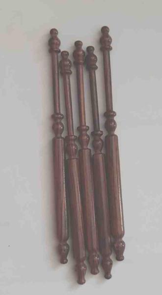 Midlandklöppel ca 10,6 cm braunes Edelholz