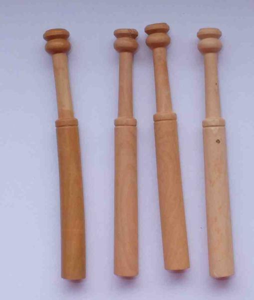 Spanische Palmholzklöppel ca 10 cm lang