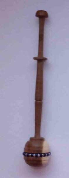 Dänischer Klöppel mit Perlenring ca 10 cm lang