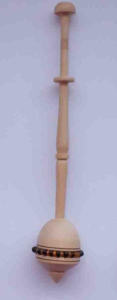 Dänischer Klöppel mit Perlenring ca 10 cm lang