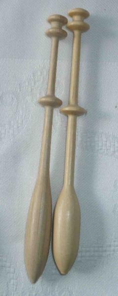 Paar Schweizer Klöppel ca 11,2 cm lang