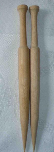 Paar russische Rollenklöppel ca 13,5 cm lang