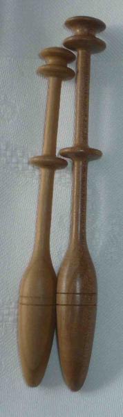 Paar Schweizer Klöppel ca 10,6-11,7 cm lang