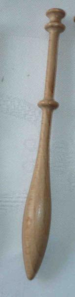 Klöppel mit doppeltem Kopf ca 12,8 cm lang