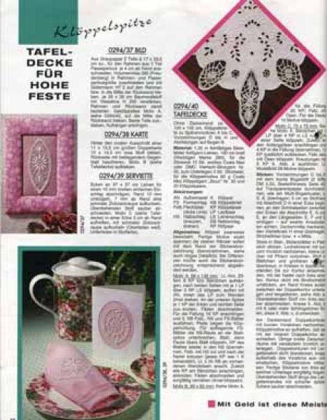 Anna 1994 Februar Lehrgang: Gitterhäkeltechnik
