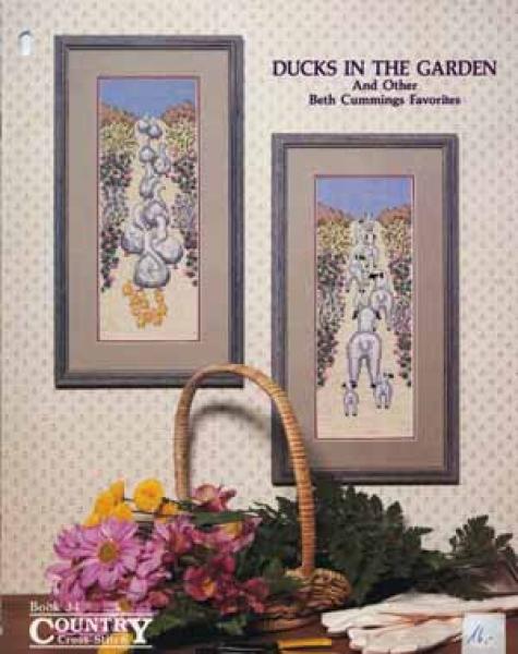 Ducks in the garden Country Cross-Stitch Book 34
