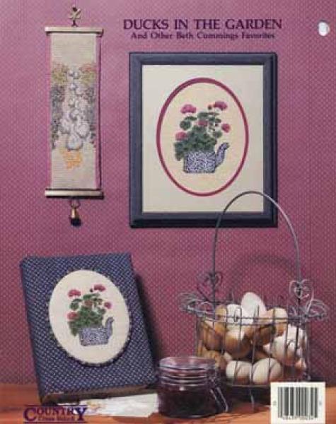 Ducks in the garden Country Cross-Stitch Book 34