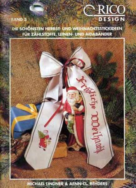 Herbst- und Weihnachtsstickideen für Leinen- und Aidabänder