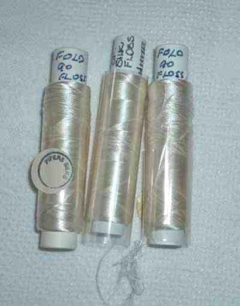 Pipers Silk 3 fold 90 floss white