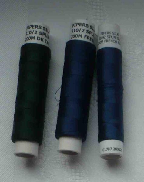 Set 3 Rollen 210/2 Spun Silk von Pipers Silk