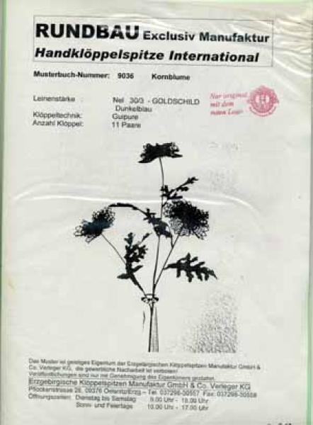 KB Rundbau Manufaktur Blüte Kornblume