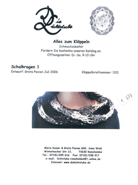 Schalkragen 1 von Greta Paxian