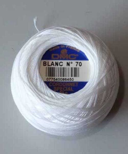 DMC Cordonnet Special 70 blanc 20 Gramm
