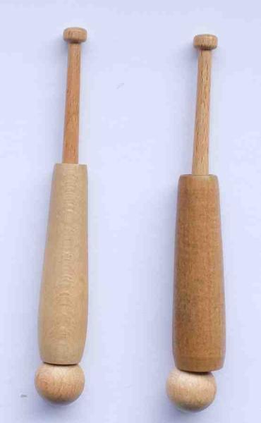 Paar Hülsenklöppel ca. 10,4 cm