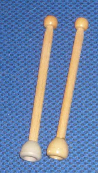 Paar Klöppel ca 10,5 cm