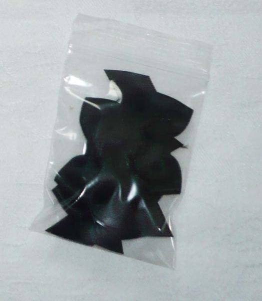 Deko Schleifen für Karten Schwarz 5 Stck 15 mm