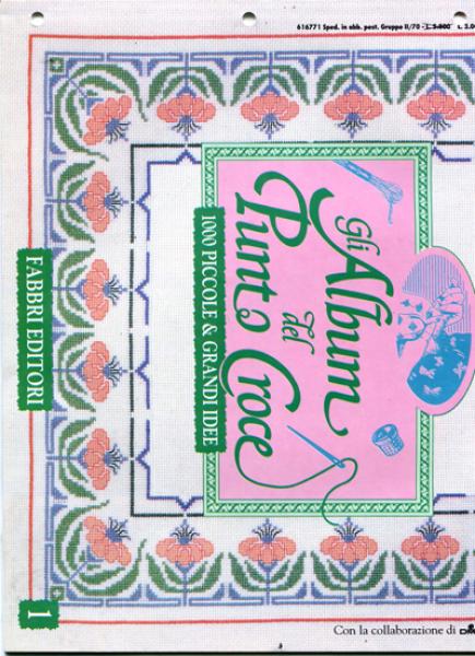 Gli Album del Punto Croce 1 3-teilig
