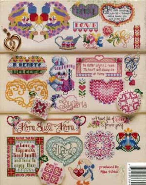 50 cross stich Hearts by Rita Weiss