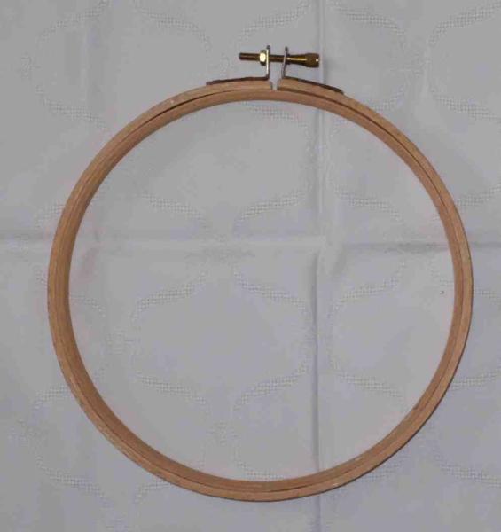 Stickrahmen aus Holz ca 21 cm Durchmesser