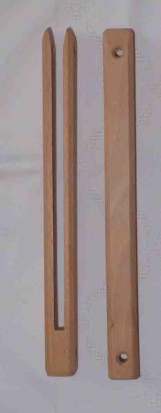 Klöppelhalter aus Holz ca 20 cm lang