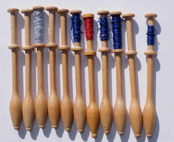 Set flandrische Klöppel ca 10,4 cm lang