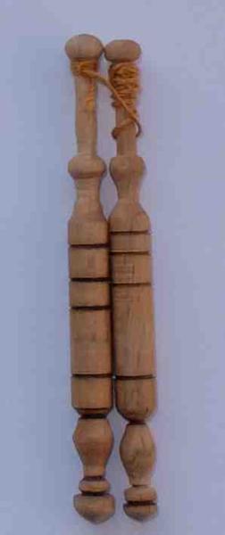 Paar Miniklöppel ca 7,2 cm lang