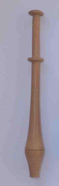 Klöppel ca 12,2 cm lang helles Holz