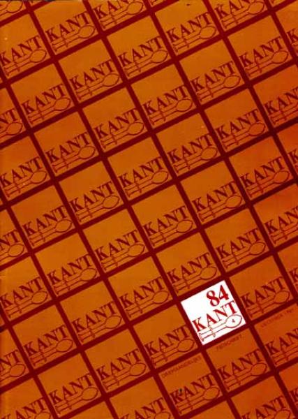Zeitschrift Kant 4/1984