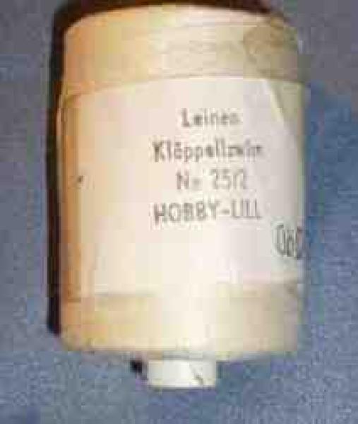 Leinenzwirn 25/2 ecru 50 Gramm HOBBY-LiLLY