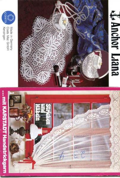 1 x Anchor Liana Nr. 11815, 1 x  MEZ Blatt 181 , 1 x Karstadt HW