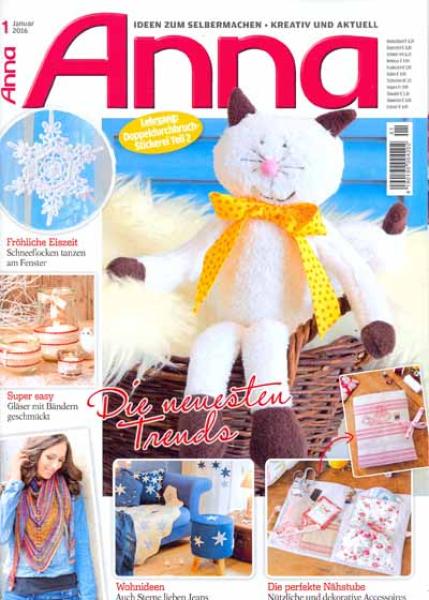 Anna 2016 Januar Kurs: Doppeldurchbruch-Stickerei Teil 2