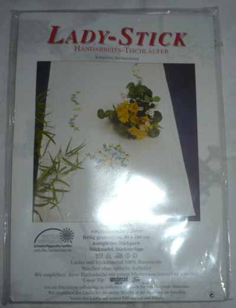 Stickpackung - Handarbeits-Tischläufer
