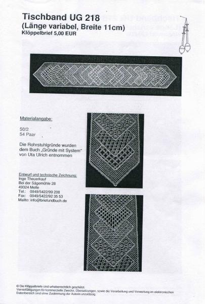 KB Tischband UG 218 v. Inge Theuerkauf