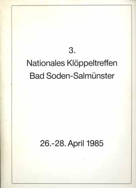 Kongressmappe DKV Bad Soden-Salmünster 1985