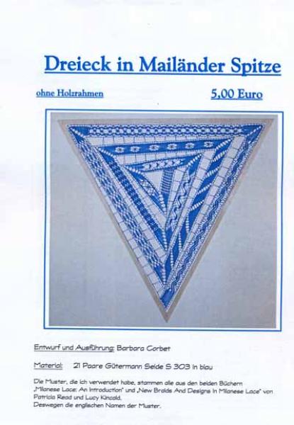 pattern in Milanese lace by B. Corbet